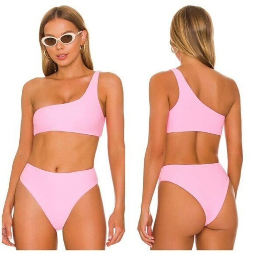 Lovers and Friends The Camille Top and High Waist Bottom - Pink